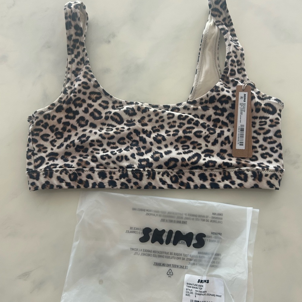 SKIMS Animal Print Bralette